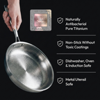 Pure Titanium Pro Hammered Pan