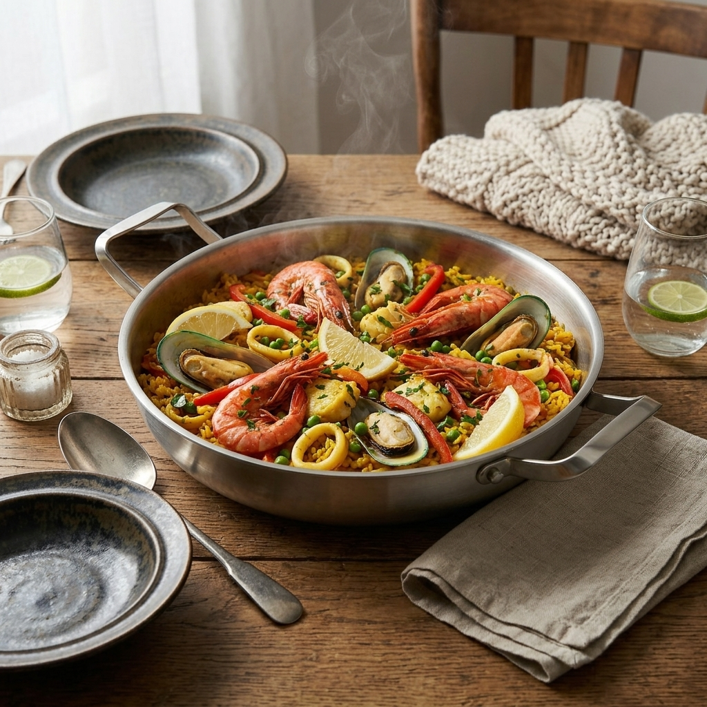 Titanium Sauté Pan with Two Handles