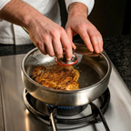 Titanium Hammered Deep Pan