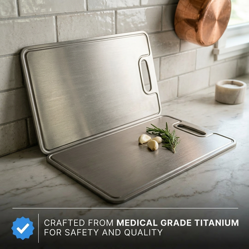 Pure Titanium Cutting Board V2