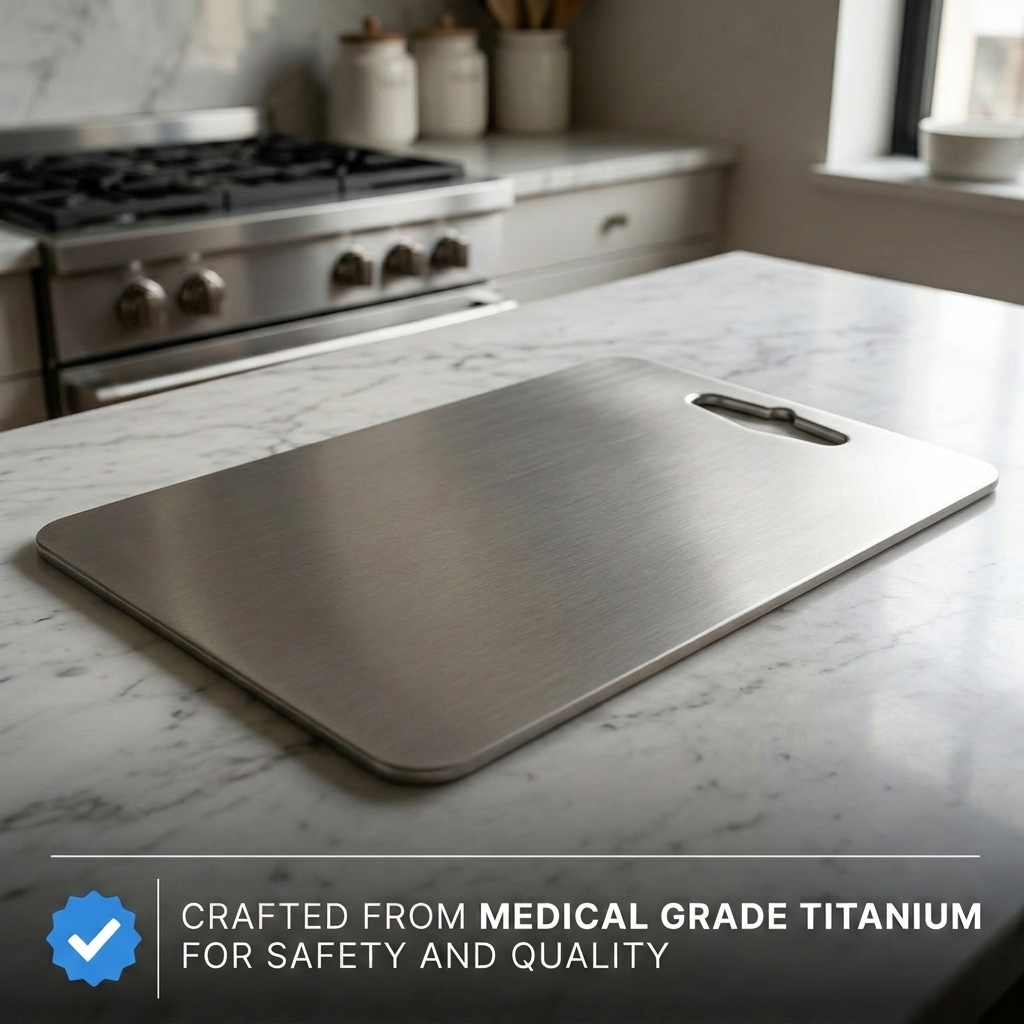 Pure Titanium Cutting Board V1