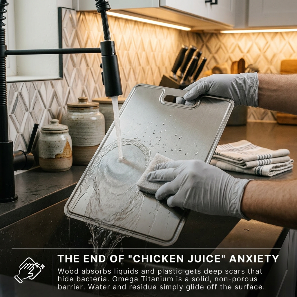 Pure Titanium Cutting Board V2