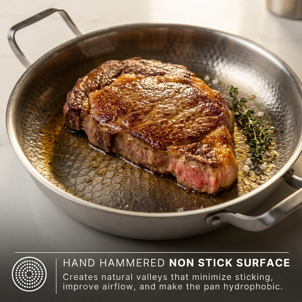 Titanium Sauté Pan with Two Handles