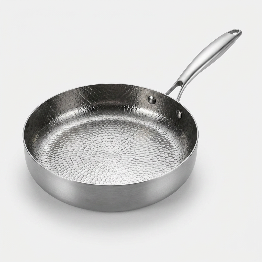 Titanium Hammered Deep Pan
